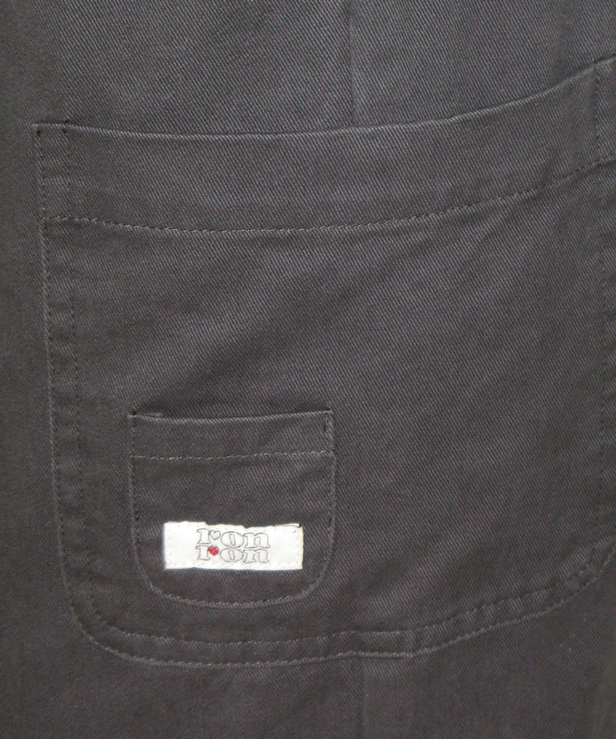 론론(RONRON) STRING FRILL SHIRRING WIDE PANTS NAVY