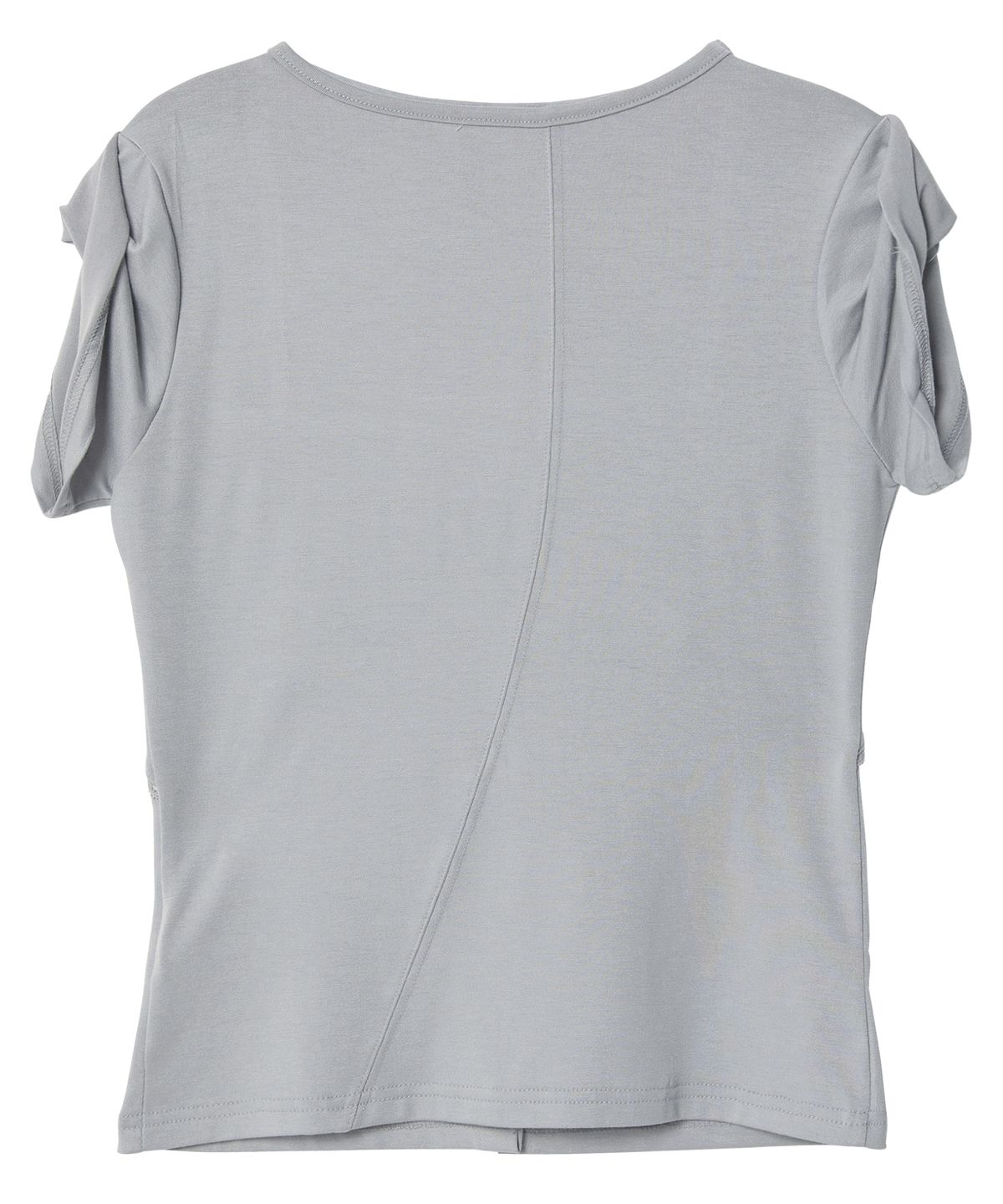 플레어업(FLAREUP) Lace Sleeve Top (FL-112_Gray)