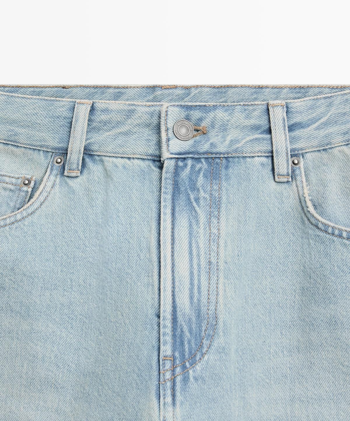 마시모두띠(MASSIMO DUTTI) 와이드 핏 진