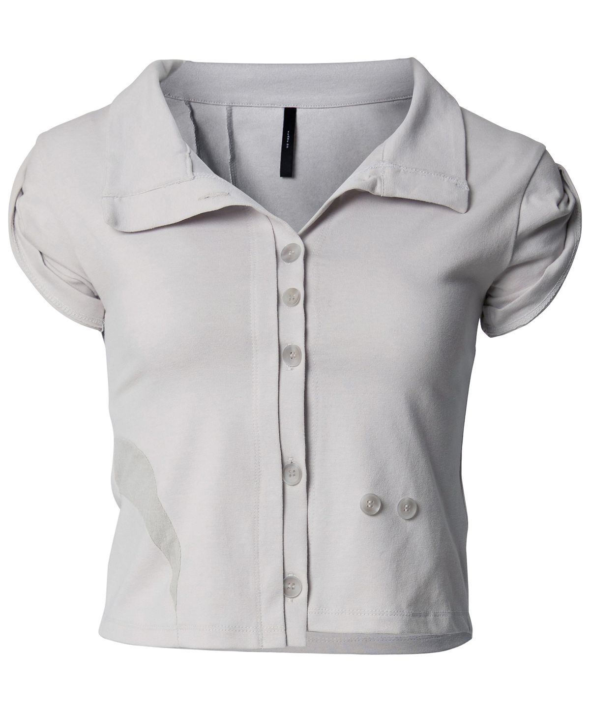 플레어업(FLAREUP) Paneled Half Shirts (FL-123_Gray)