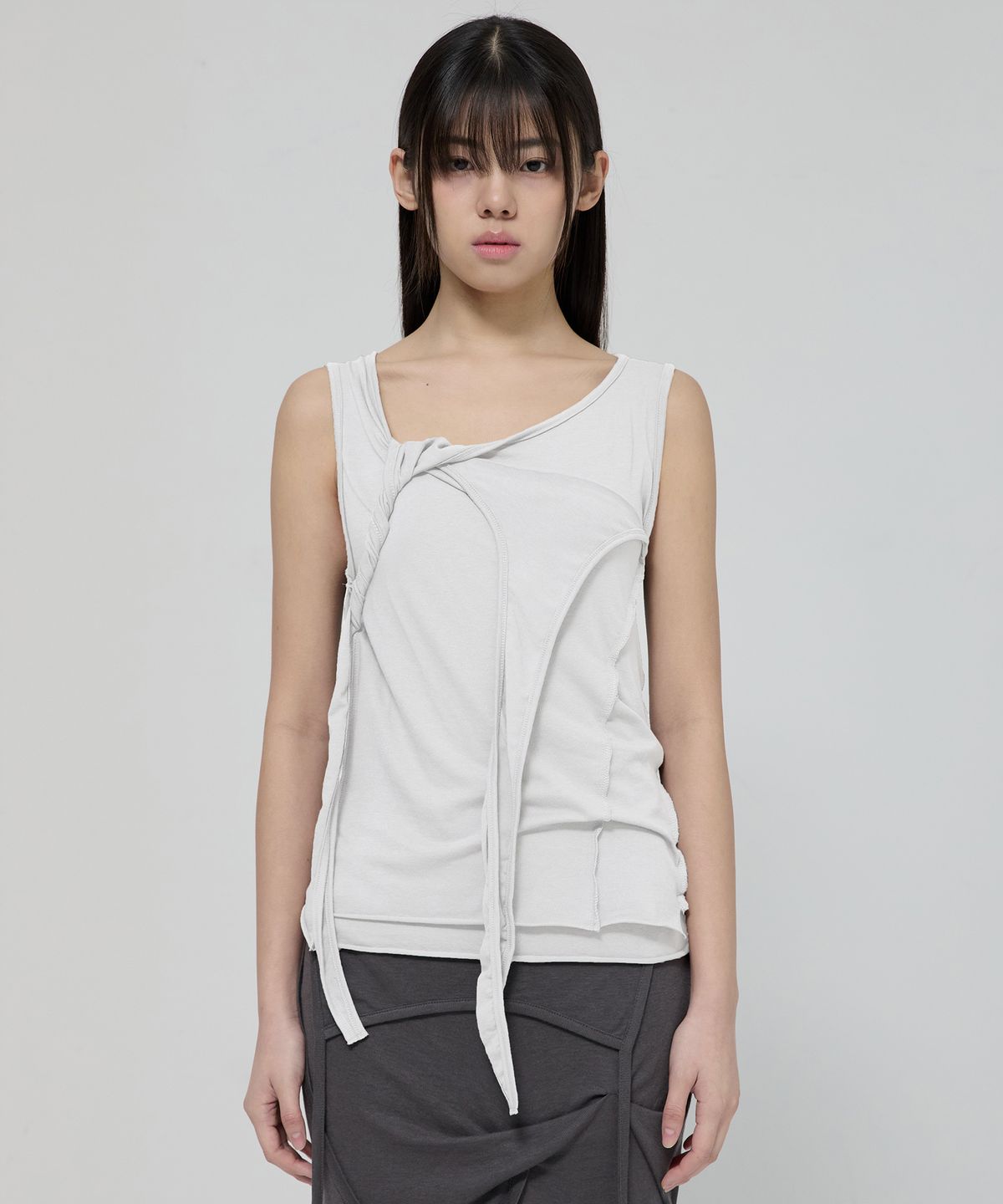 플레어업(FLAREUP) 3-Layered Braided Sleeveless (FL-128_White)