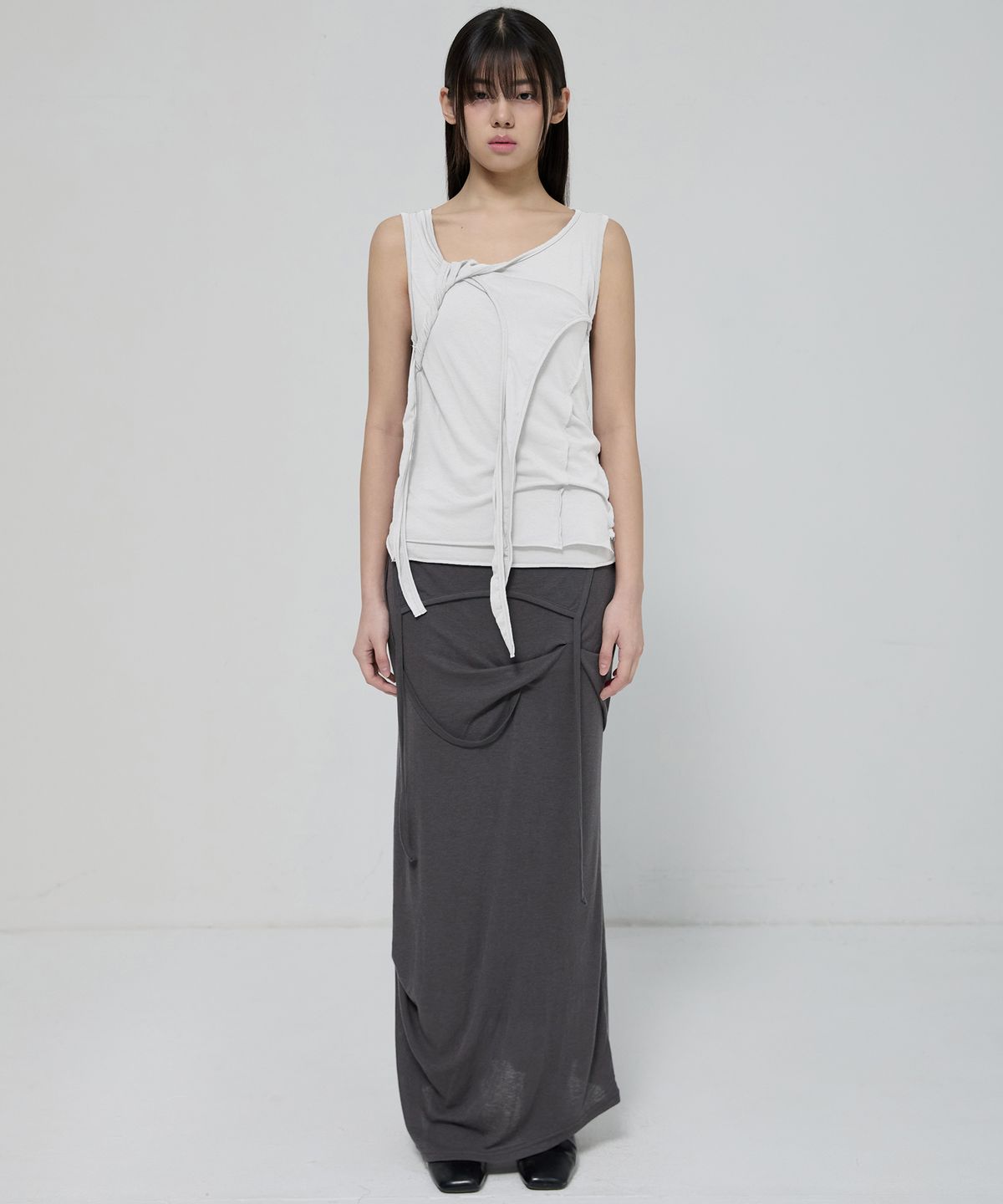 플레어업(FLAREUP) 3-Layered Braided Sleeveless (FL-128_White)