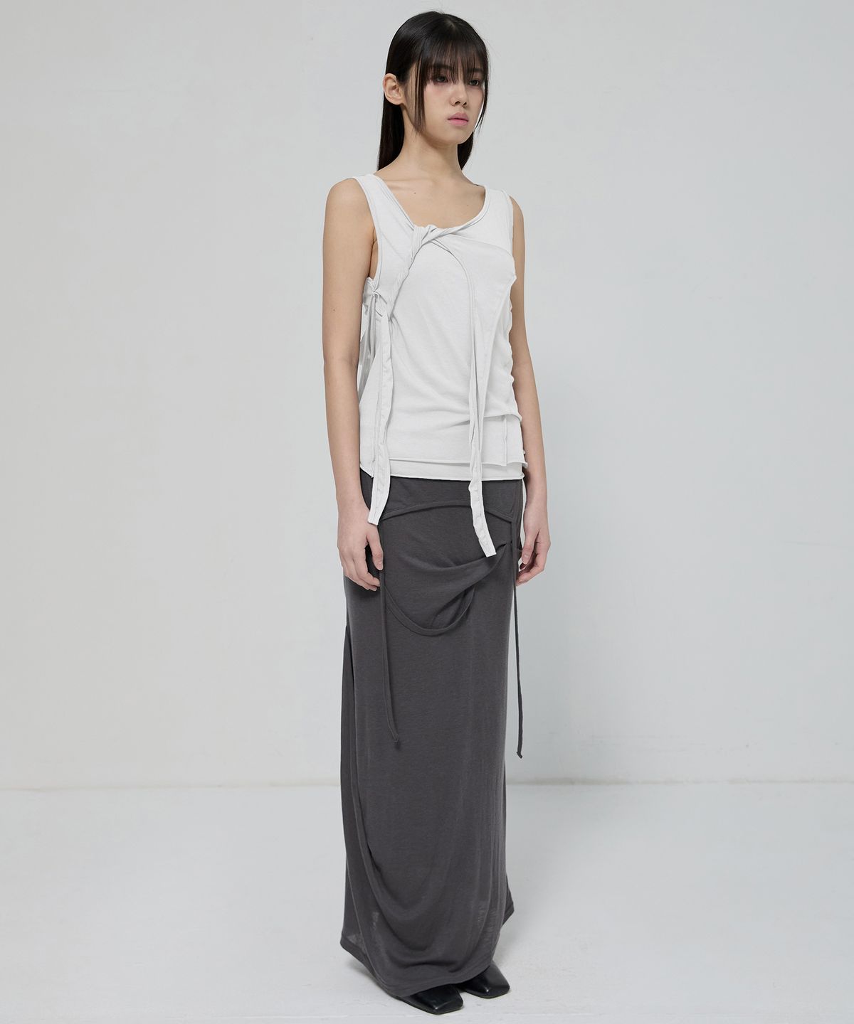 플레어업(FLAREUP) 3-Layered Braided Sleeveless (FL-128_White)