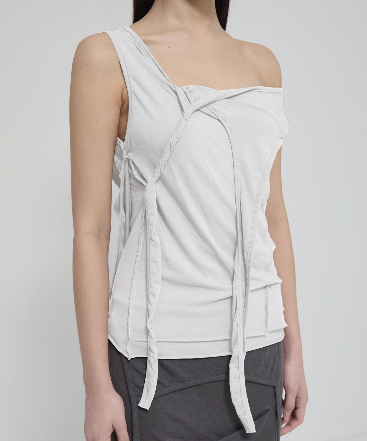 플레어업(FLAREUP) 3-Layered Braided Sleeveless (FL-128_White)