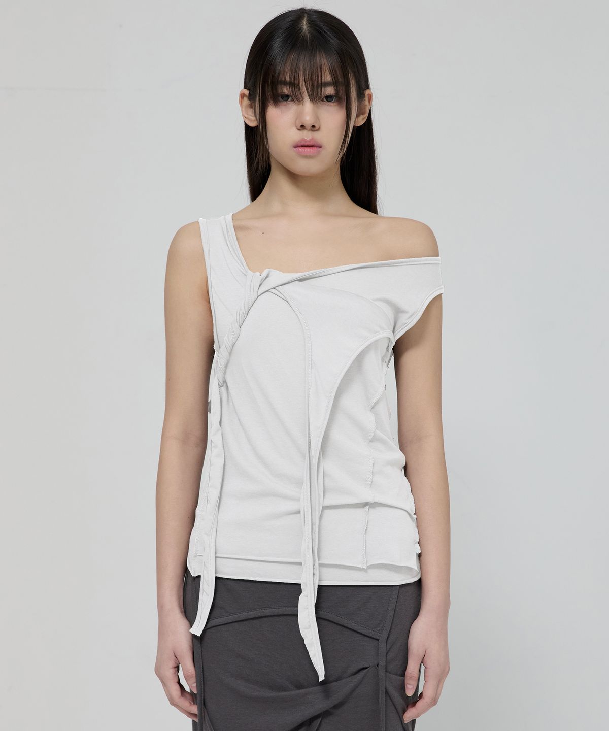 플레어업(FLAREUP) 3-Layered Braided Sleeveless (FL-128_White)