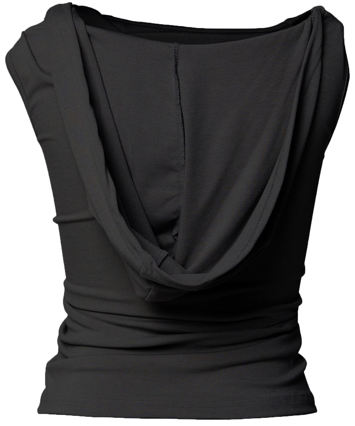 플레어업(FLAREUP) Asymmetric Snap Hoodie (FL-133_Black)