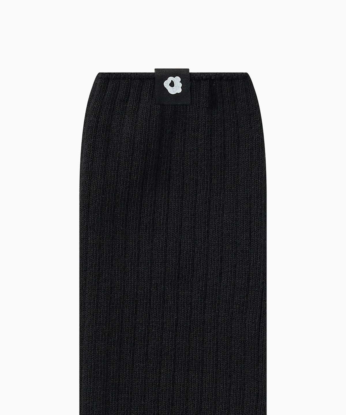 오헤시오(OHESHIO) BASIC RIBBED SOCKS, BLACK