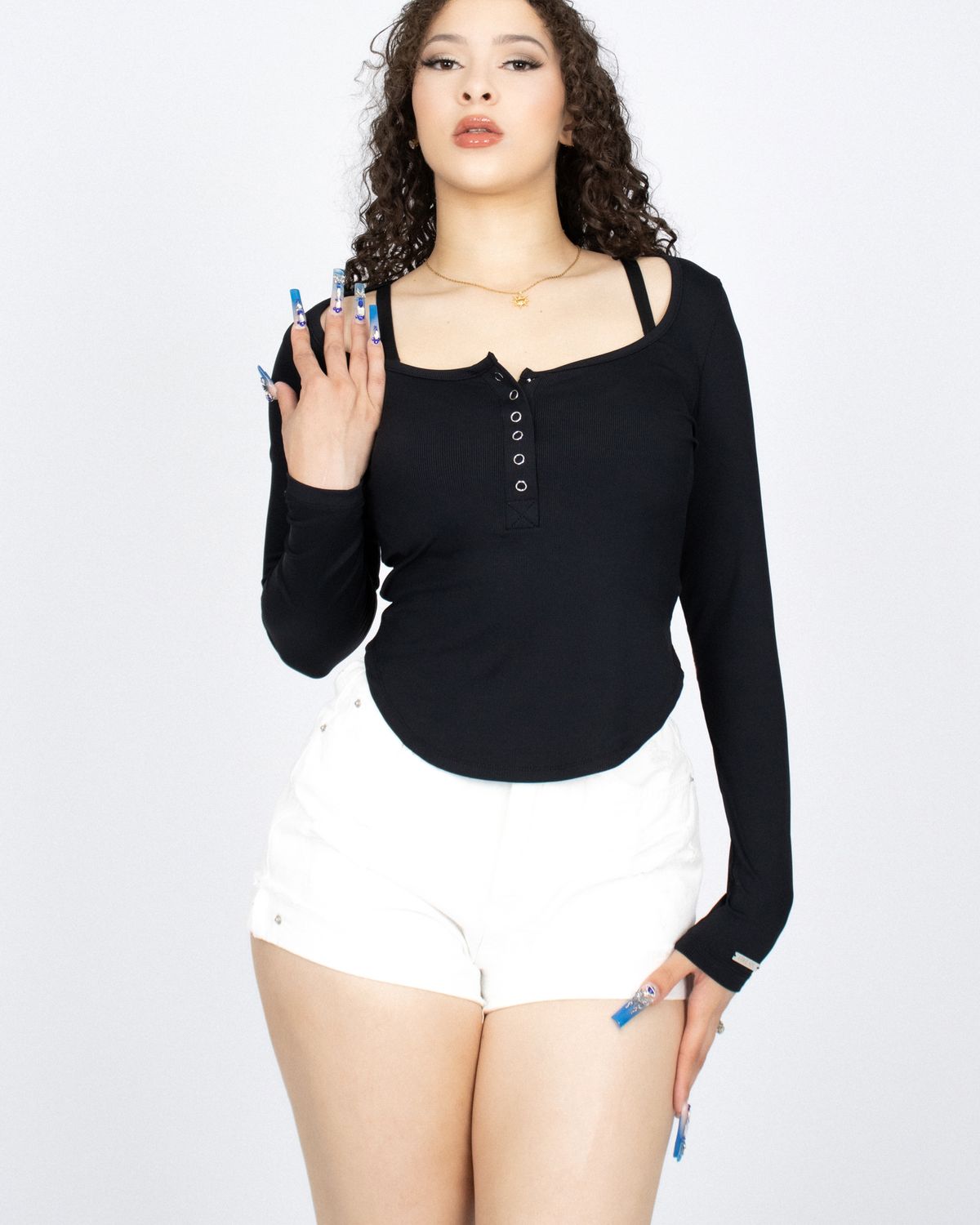 쿨시스(COOLSIS) CS SUMMER SNAP TOP-014 (BLACK)
