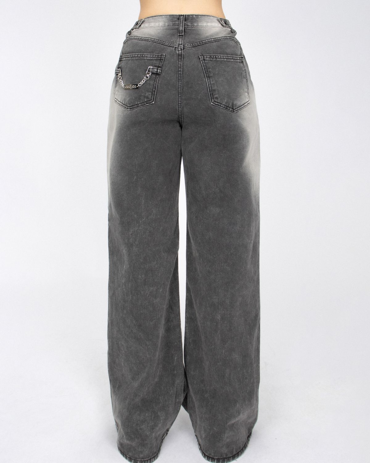 쿨시스(COOLSIS) CS GREY SNOW WIDE JEANS-023