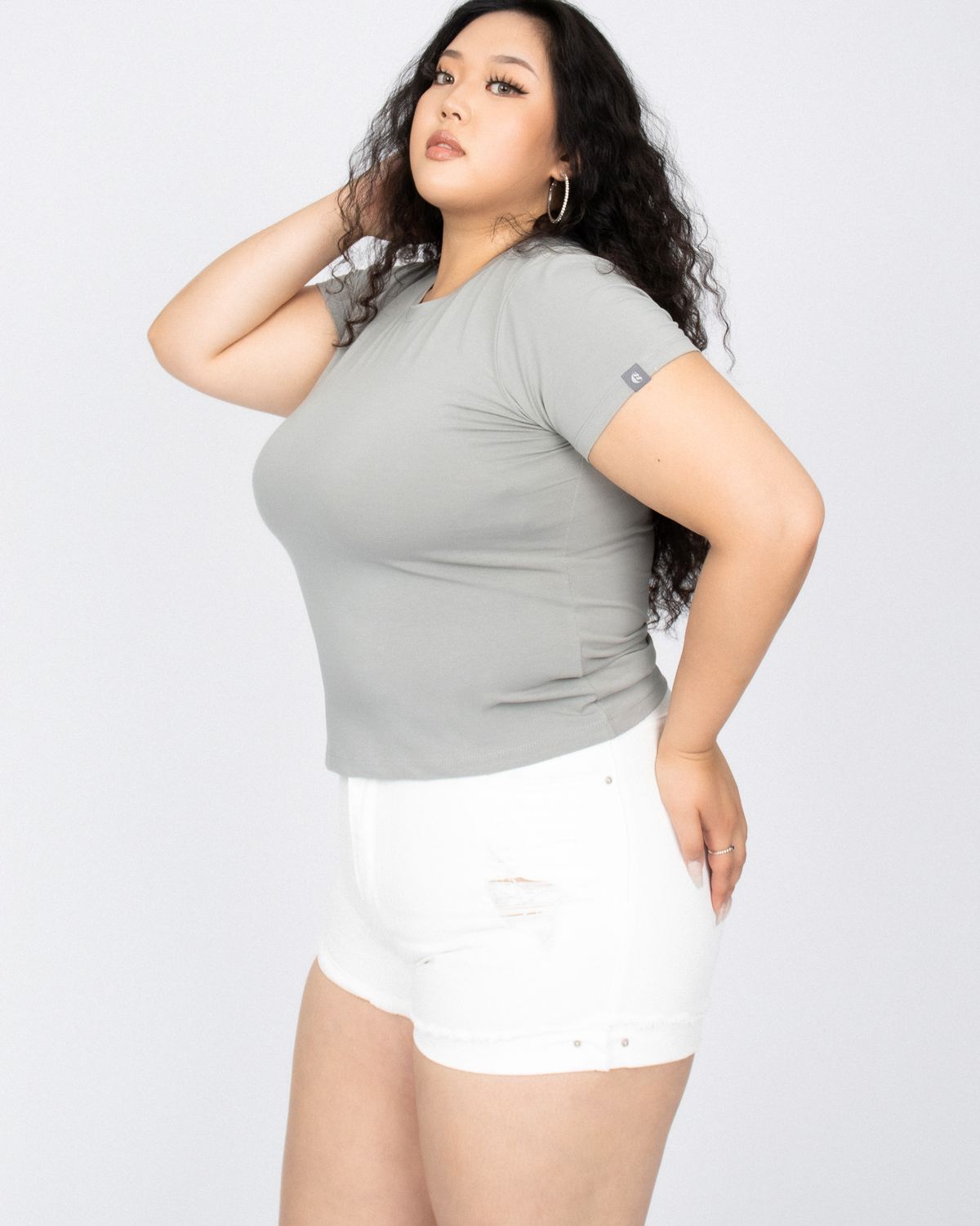 쿨시스(COOLSIS) CS C-BASIC LONG TOP-015 (KHAKI)