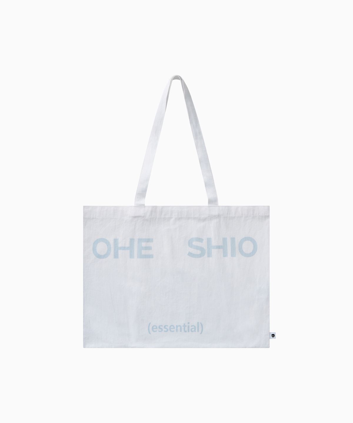 오헤시오(OHESHIO) ESSENTIAL VINTAGE LOGO ECO BAG, WHITE