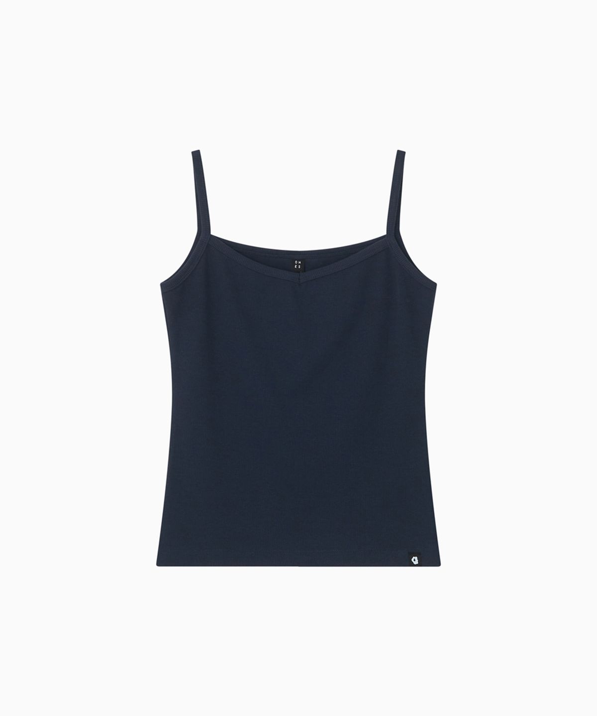 오헤시오(OHESHIO) BASIC RIBBED V-NECK SLEEVELESS, NAVY