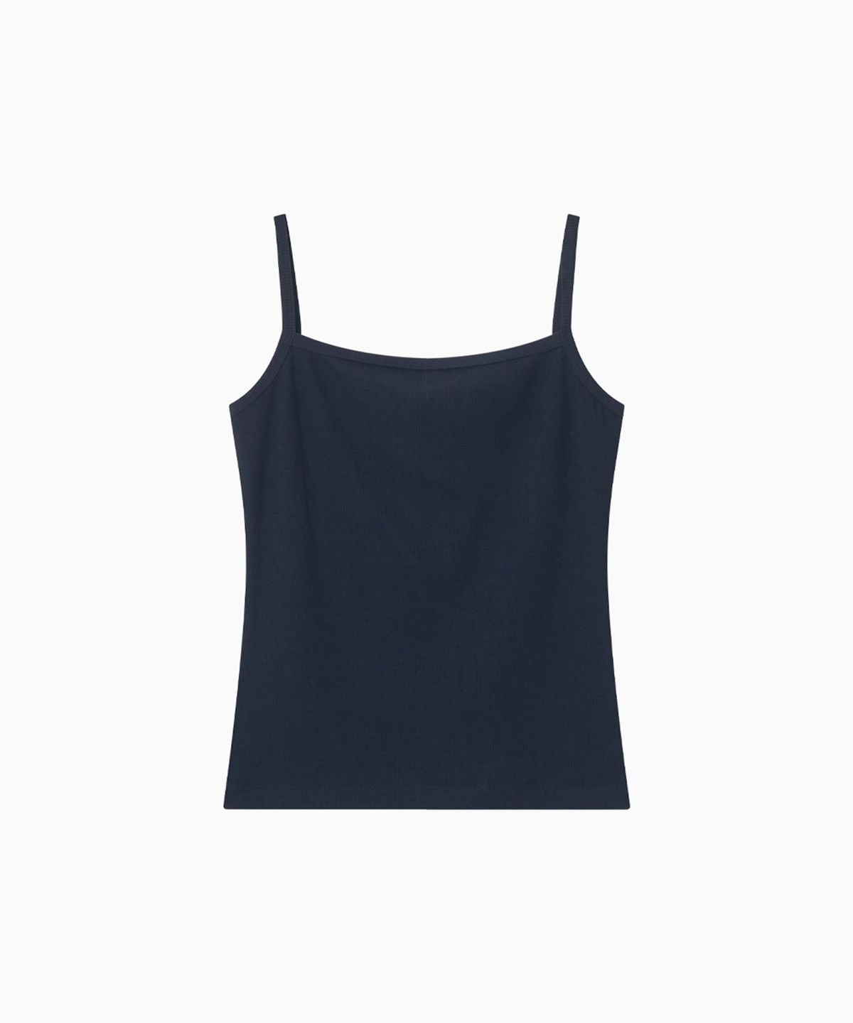 오헤시오(OHESHIO) BASIC RIBBED V-NECK SLEEVELESS, NAVY