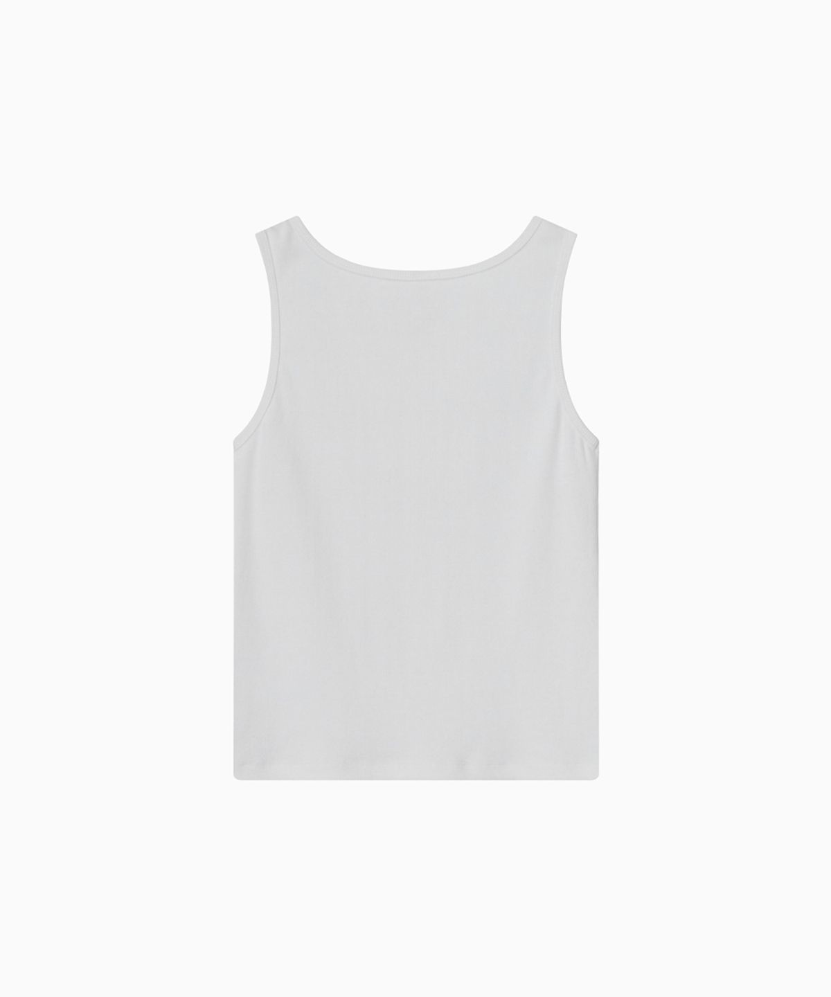 오헤시오(OHESHIO) BASIC U-NECK SLEEVELESS, WHITE