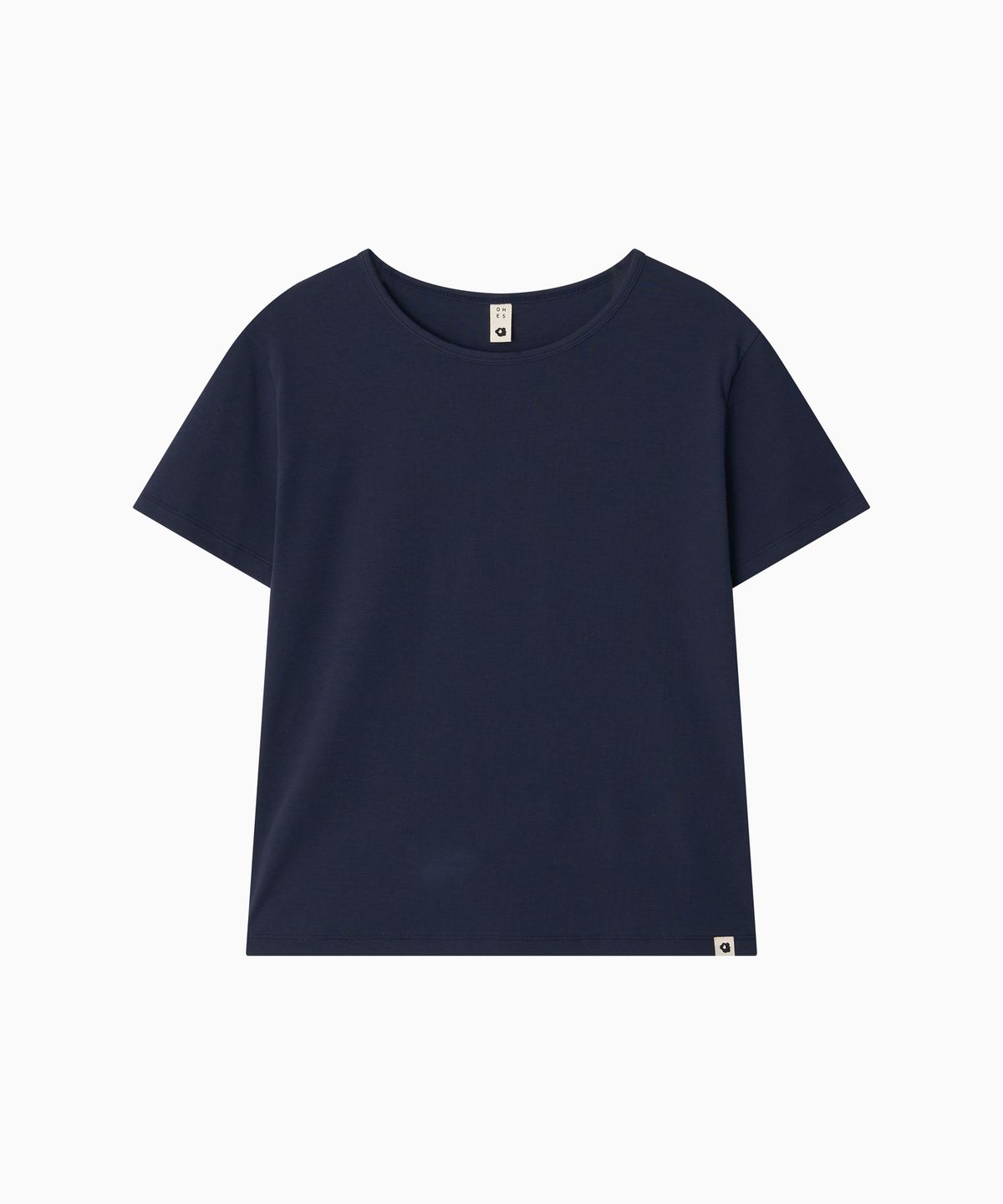오헤시오(OHESHIO) BASIC STANDARD T-SHIRT, NAVY