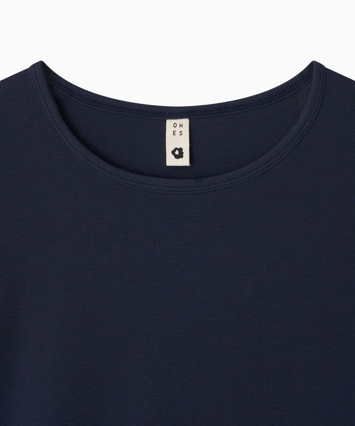 오헤시오(OHESHIO) BASIC STANDARD T-SHIRT, NAVY