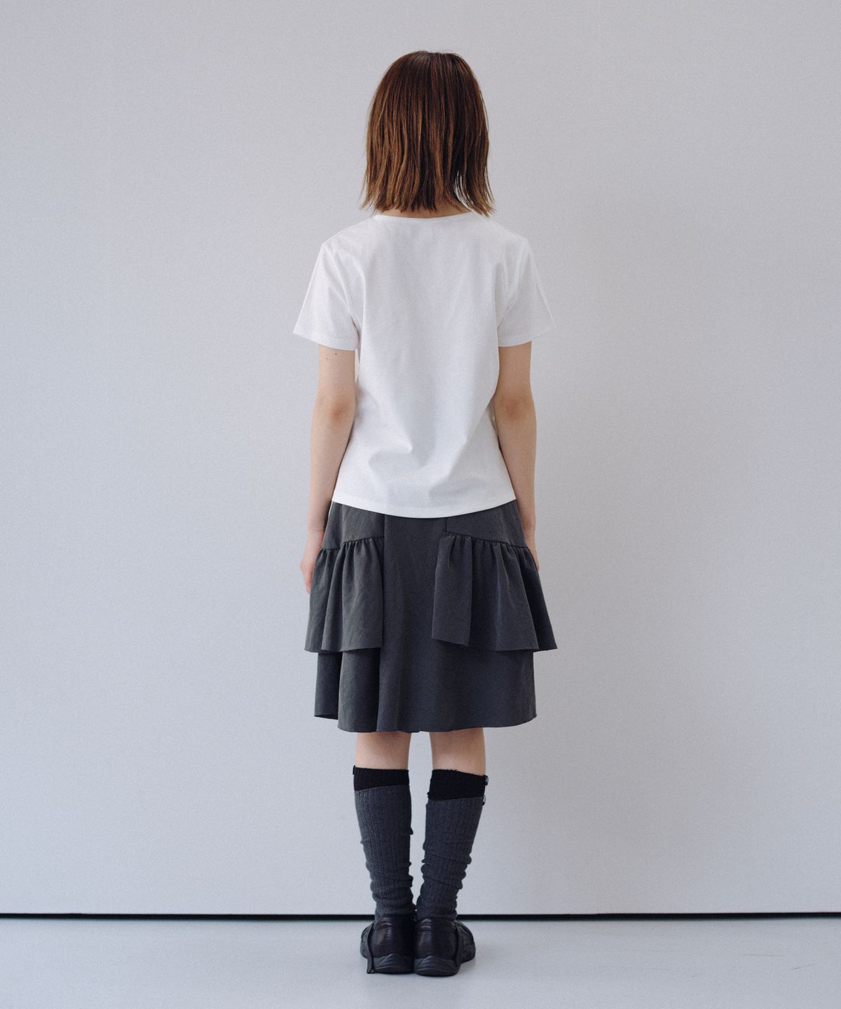 오헤시오(OHESHIO) BASIC STANDARD T-SHIRT, WHITE