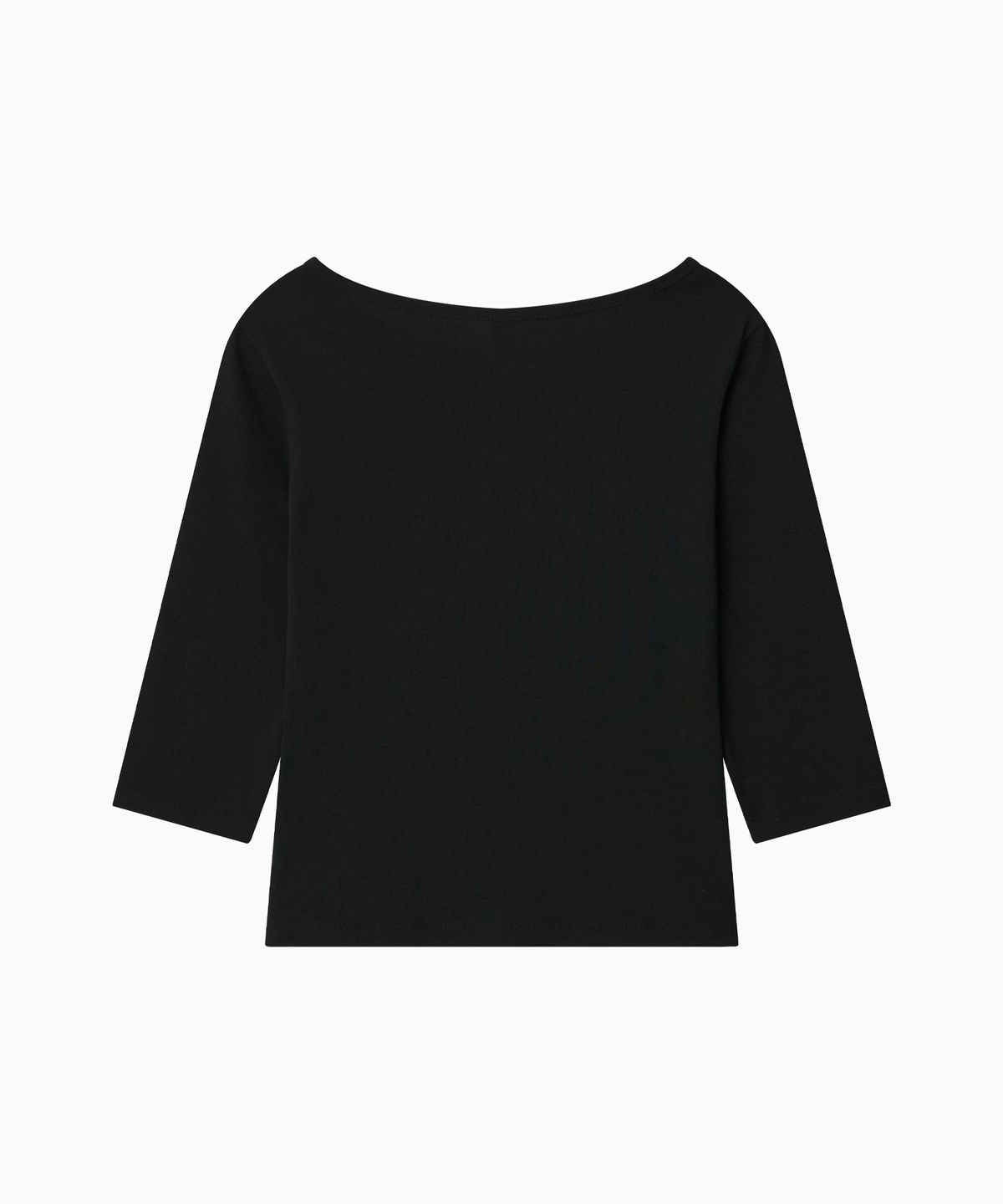 오헤시오(OHESHIO) BASIC 3/4 SLEEVE T-SHIRT, BLACK