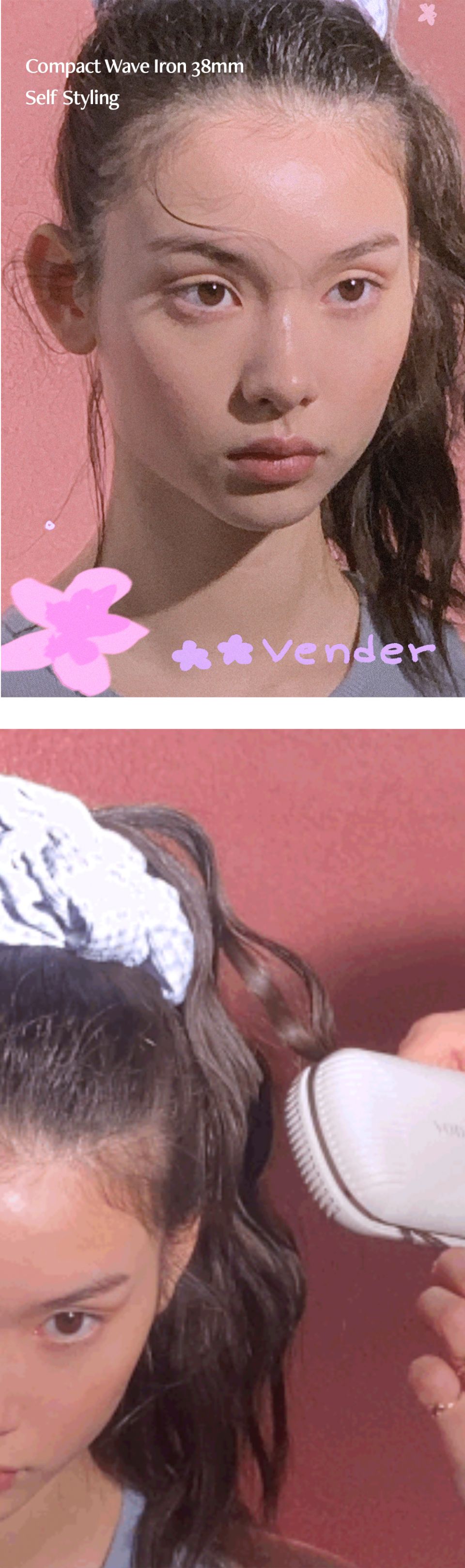 MUSINSA公式 | VODANA コンパクト ウェーブ カールアイロン 38mm