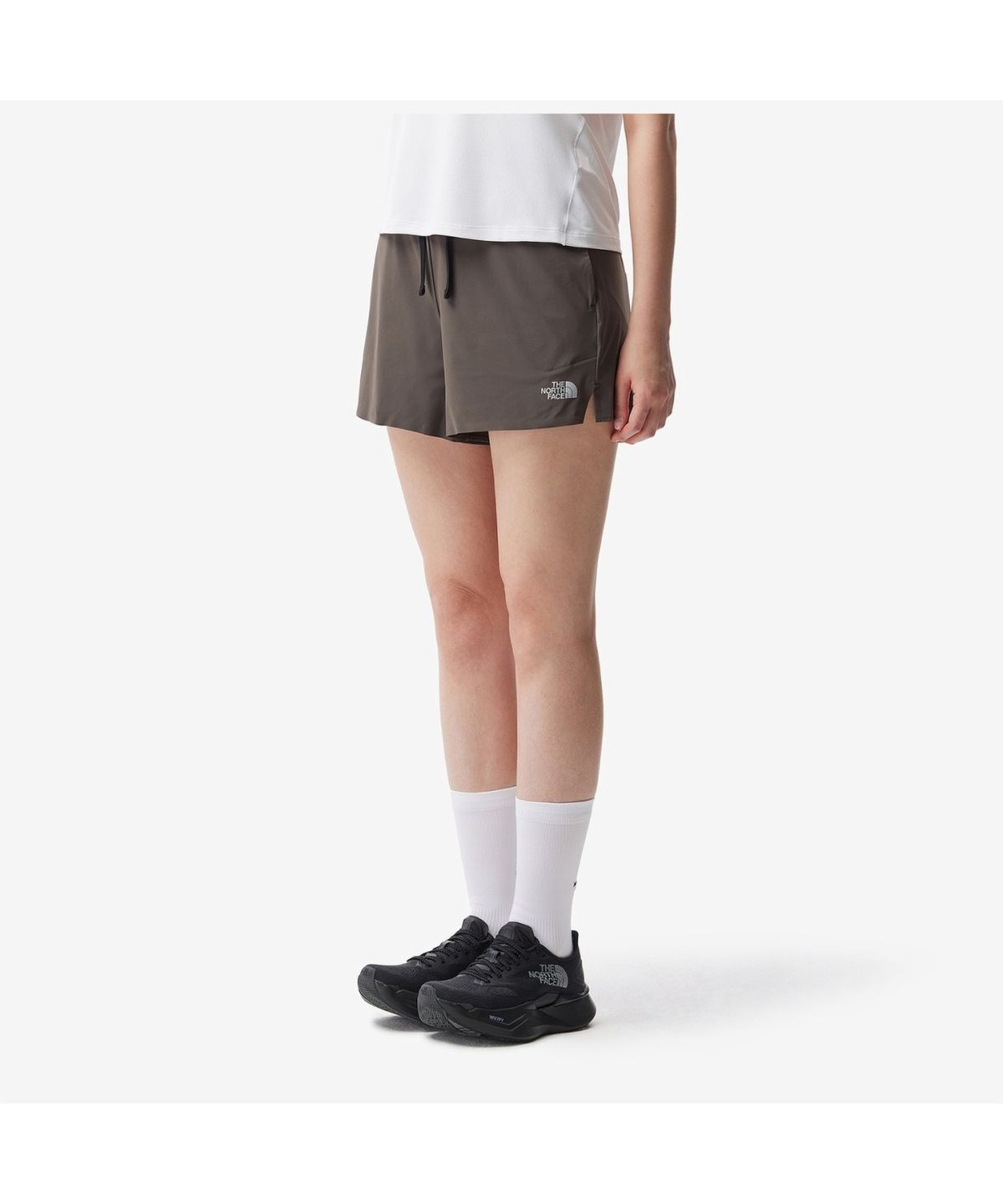 노스페이스(THE NORTH FACE) NS6NS39B 여성 페이스온 4인치 쇼츠 DEEP TAUPE