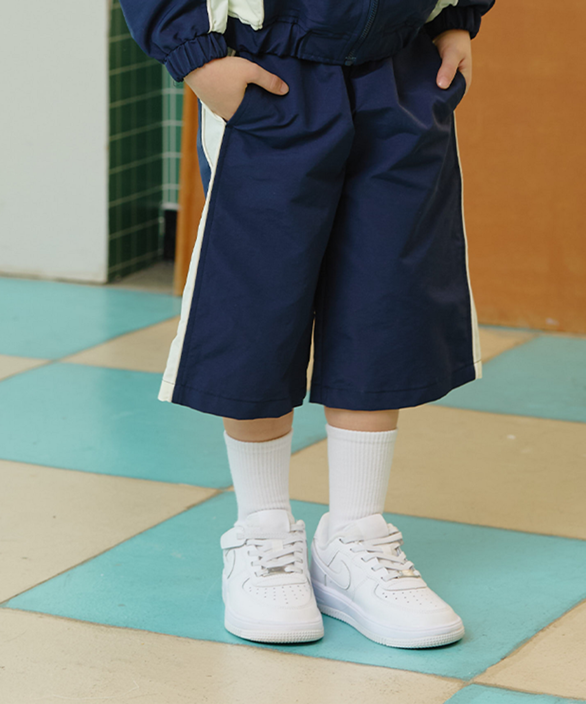 라메종드도도(LA MAISON DE DODO) Cool Billy Pants (Navy/White)_ 키즈반바지 아동반바지 키즈여름바지