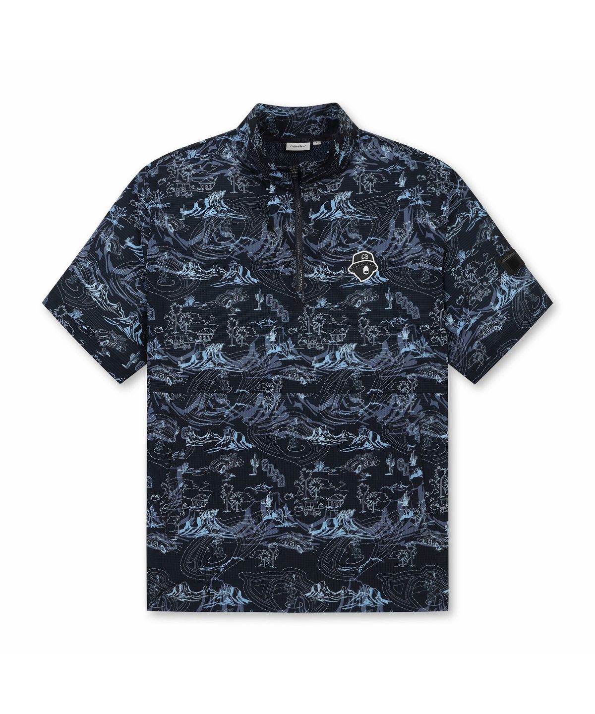 골든베어(GOLDEN BEAR) (M) Airdot Short Sleeve Jumper   G4UAM26311NYX