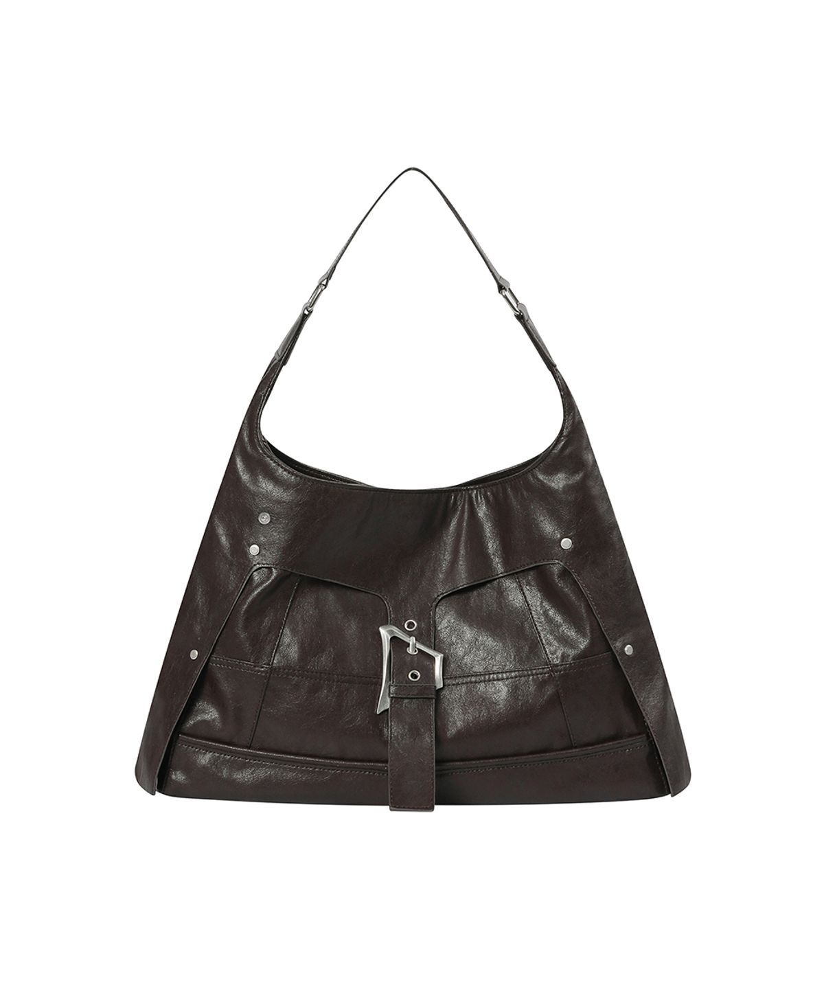 앤어애쉬(ANDAASH) Trapezium 002 bag BURGUNDY
