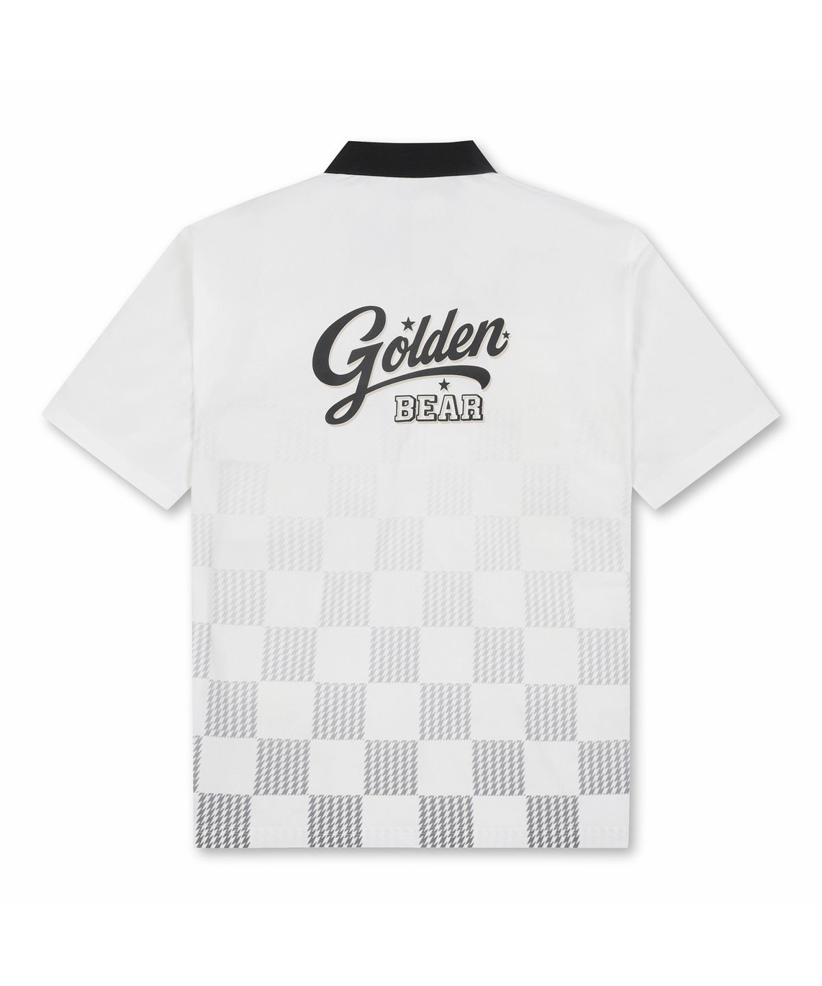 골든베어(GOLDEN BEAR) (M) Lightweight Printed Collar T-shirt G4TAM26341WHX