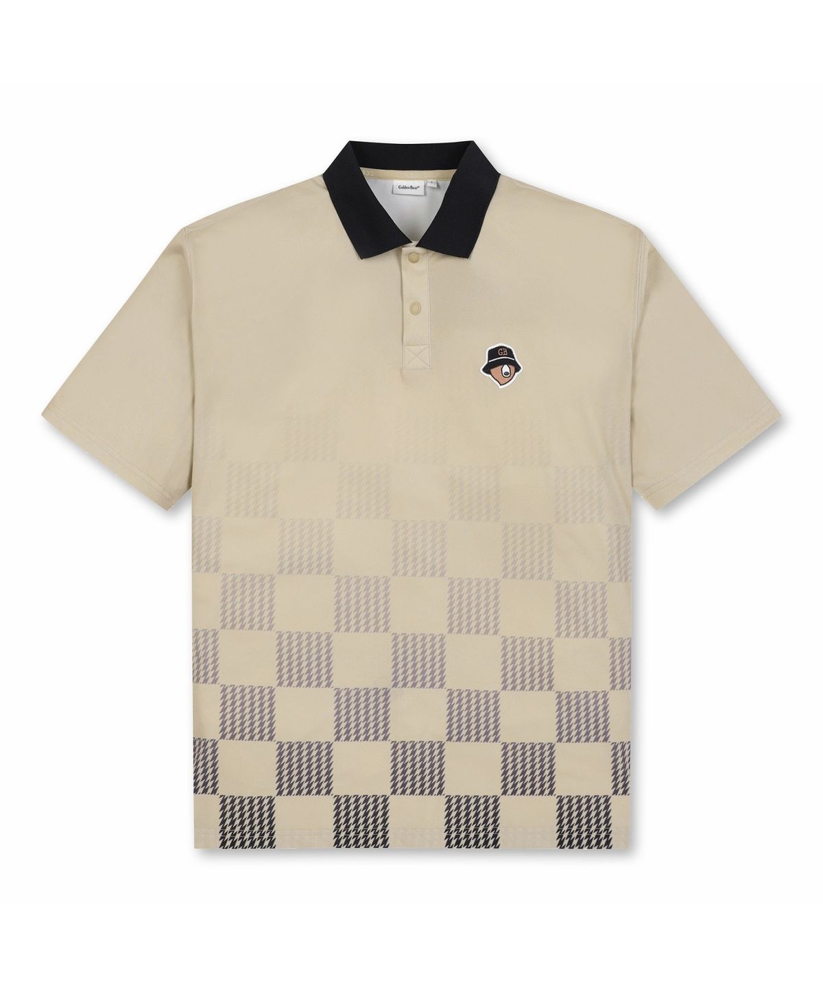 골든베어(GOLDEN BEAR) (M) Lightweight Printed Collar T-shirt G4TAM26341BEX