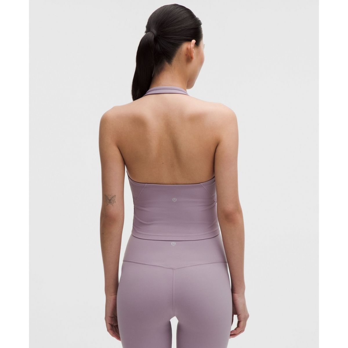 룰루레몬(LULULEMON) 리브드 Nulu 헨리 홀터 탱크탑 *라이트 서포트, B C컵  LOTU