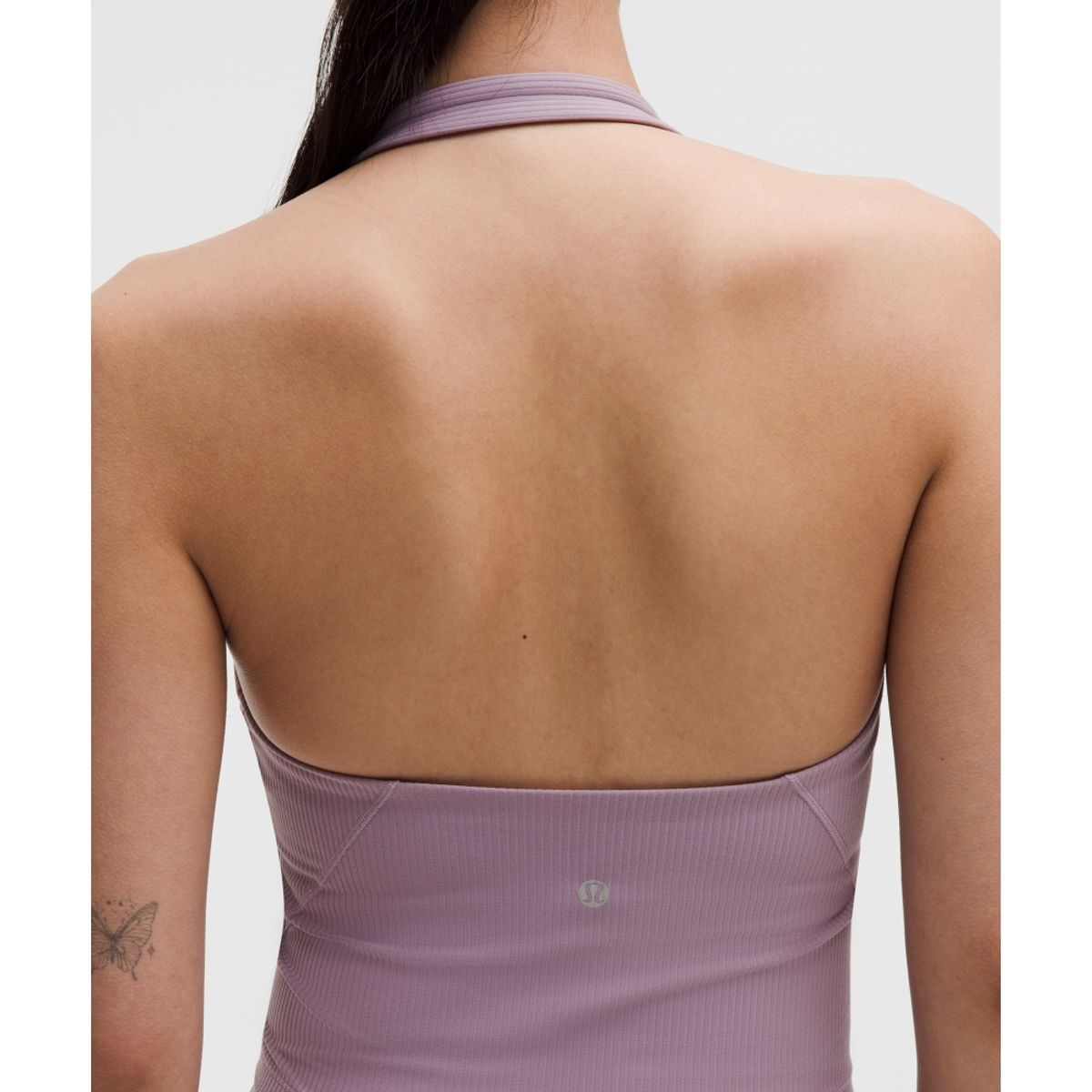 룰루레몬(LULULEMON) 리브드 Nulu 헨리 홀터 탱크탑 *라이트 서포트, B C컵  LOTU