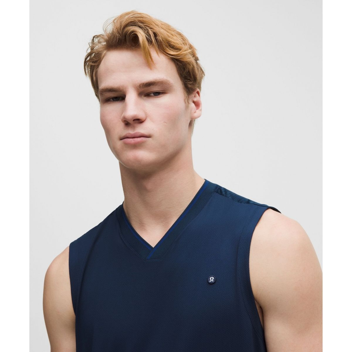 룰루레몬(LULULEMON) 메쉬 패널 테니스 슬리브리스 셔츠  CLBL CLBU