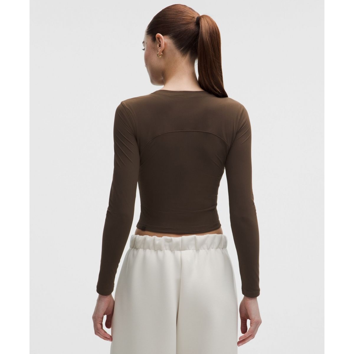 룰루레몬(LULULEMON) Nulu 위드 메쉬 오버레이 롱슬리브 셔츠  WALC