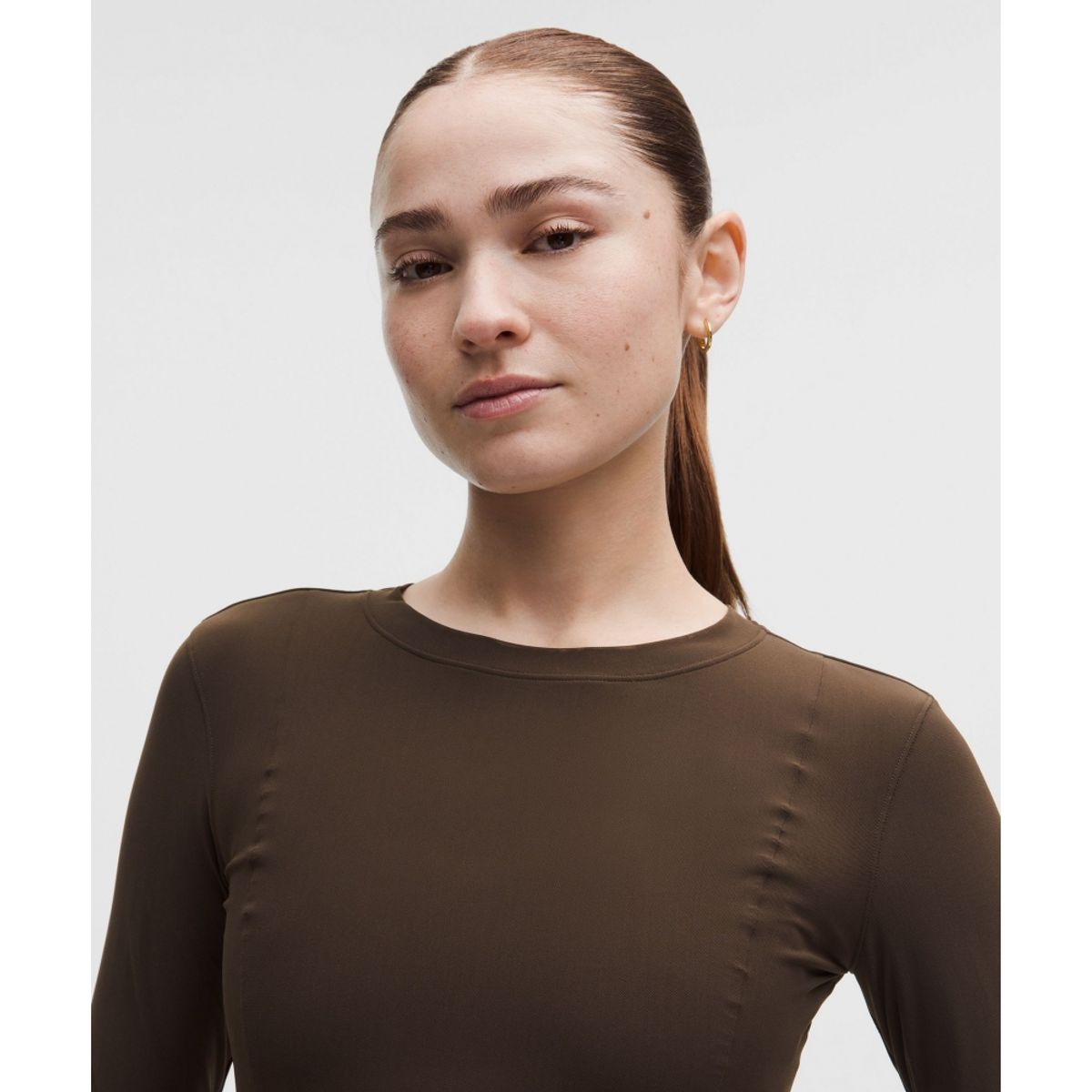 룰루레몬(LULULEMON) Nulu 위드 메쉬 오버레이 롱슬리브 셔츠  WALC