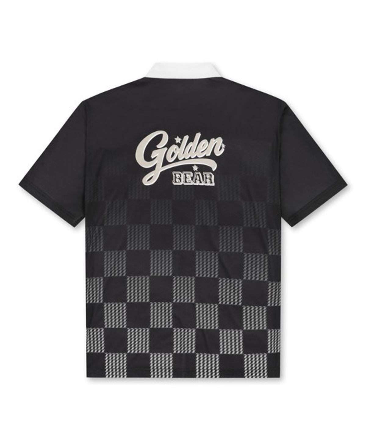 골든베어(GOLDEN BEAR) (M) Lightweight Printed Collar T-shirt G4TAM26341BKX
