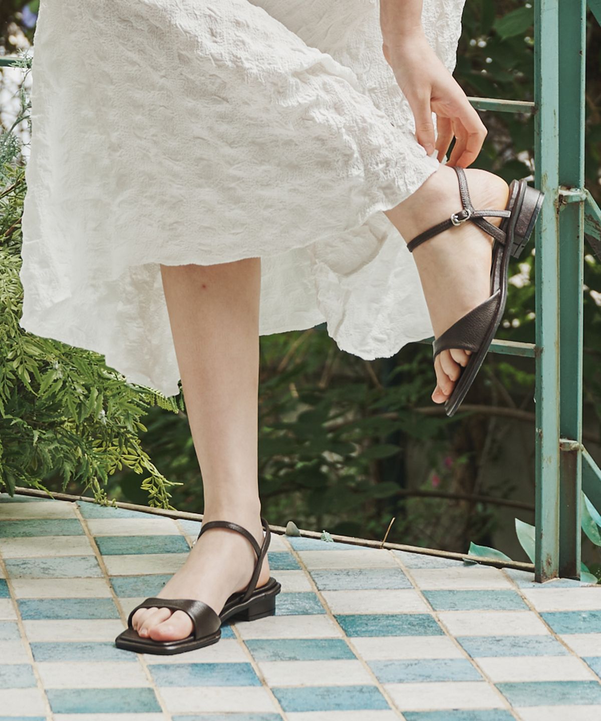 엘리자베스 스튜어트(ELIZABETH STUART) [2cm/5cm] 천연 가죽 베이직 샌들 EBAL157334+65320