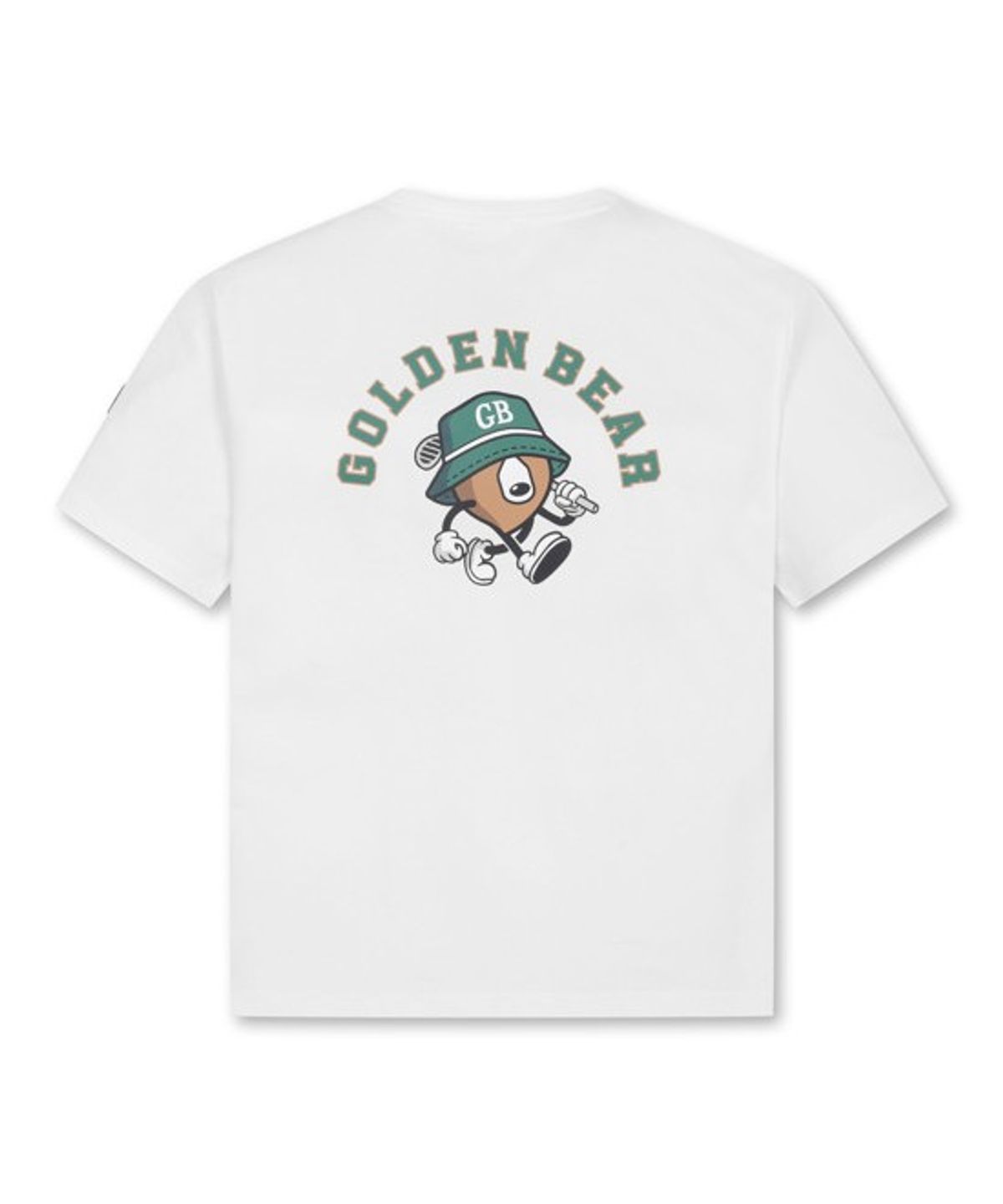골든베어(GOLDEN BEAR) (M) Back Graphic Crew-neck T-shirt G4TAM26441WHX