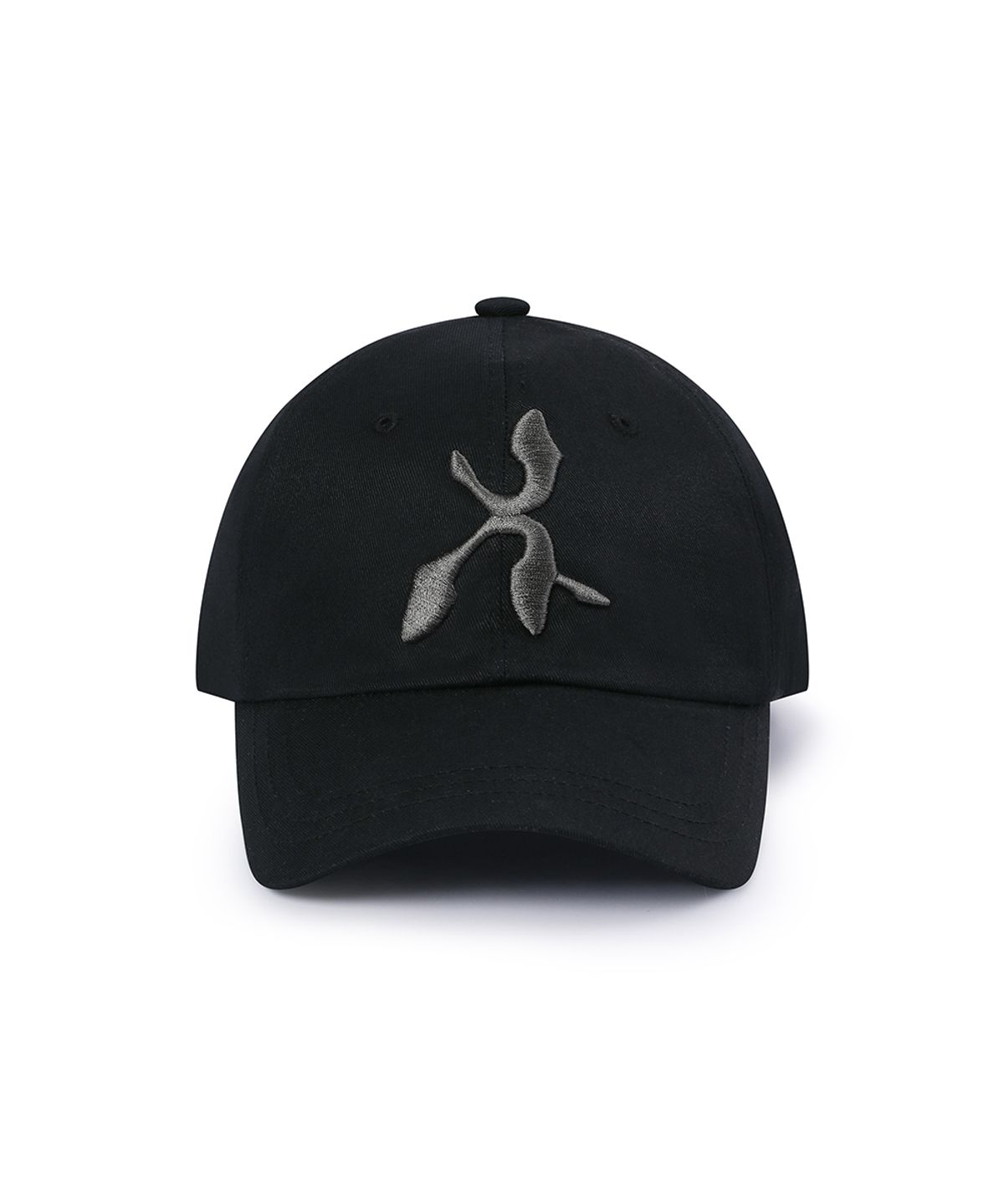 앤어애쉬(ANDAASH) ANDAASH symbol logo ball cap BLACK