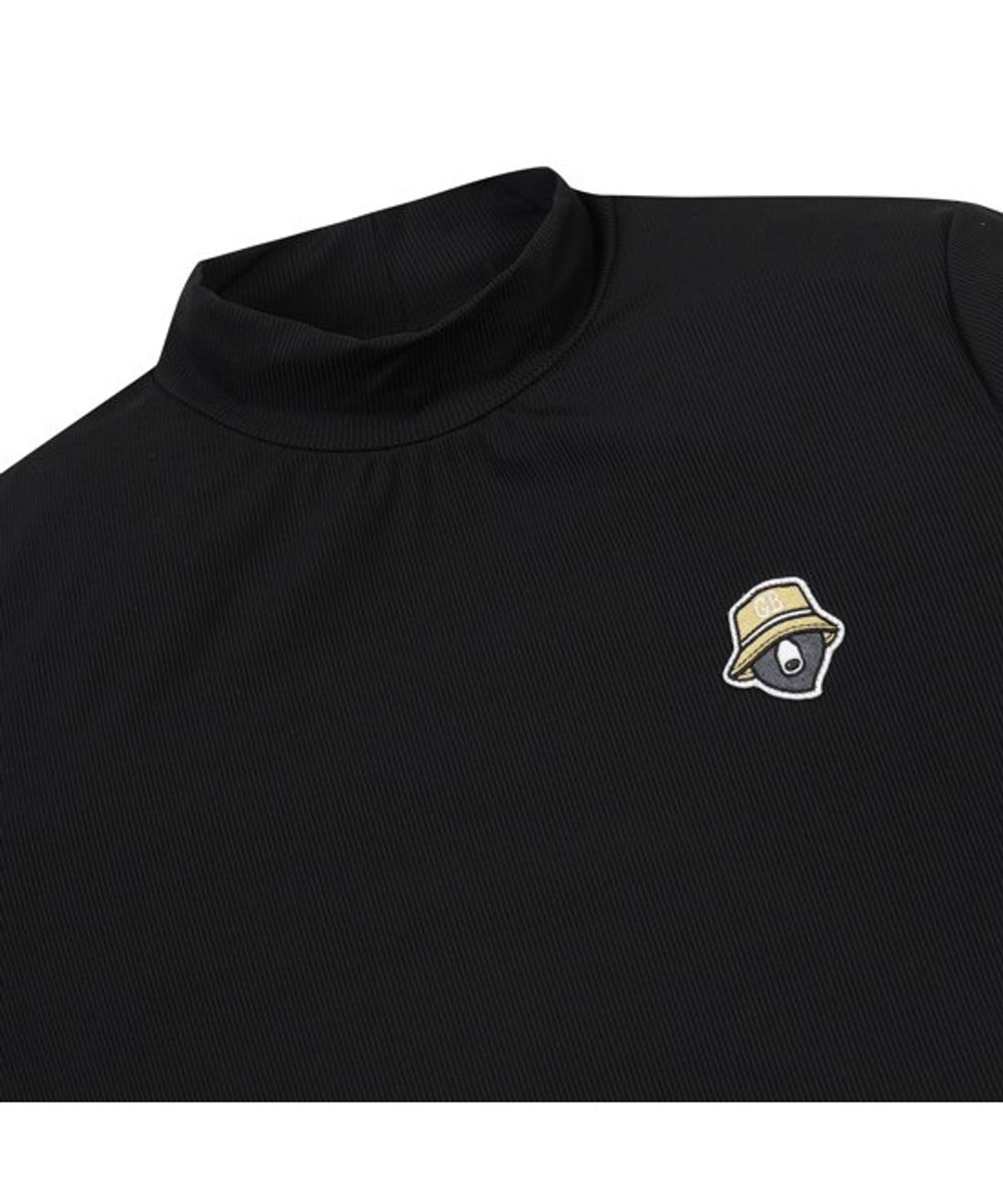 골든베어(GOLDEN BEAR) (W) Mock-neck Short Sleeve T-shirt G5TAM26301BKX