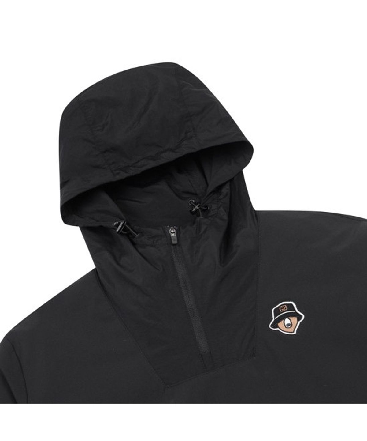 골든베어(GOLDEN BEAR) (W) Micro air-dot Half zip-up Hoody G5TAM26321BKX
