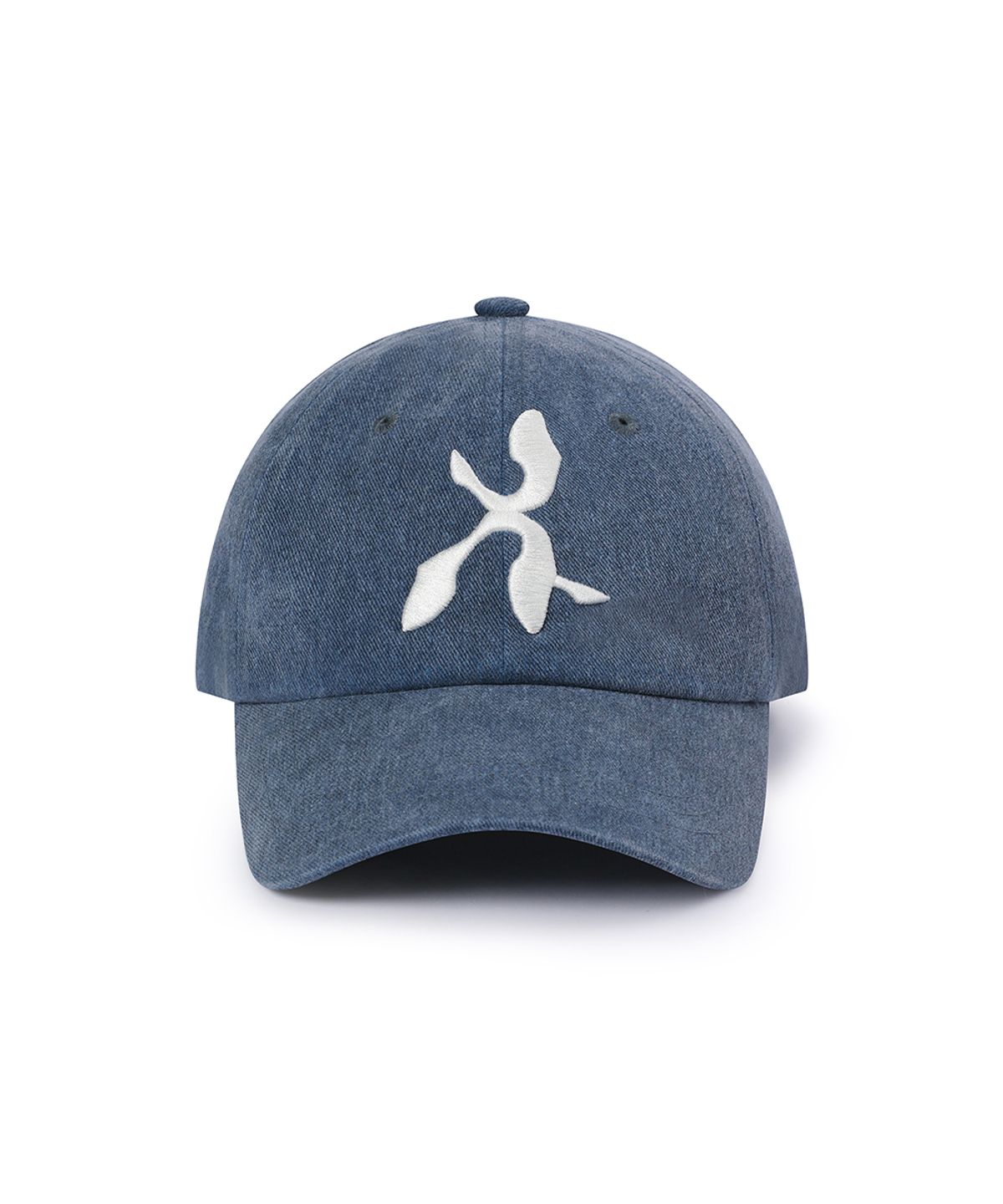 앤어애쉬(ANDAASH) ANDAASH symbol logo ball cap BLUE