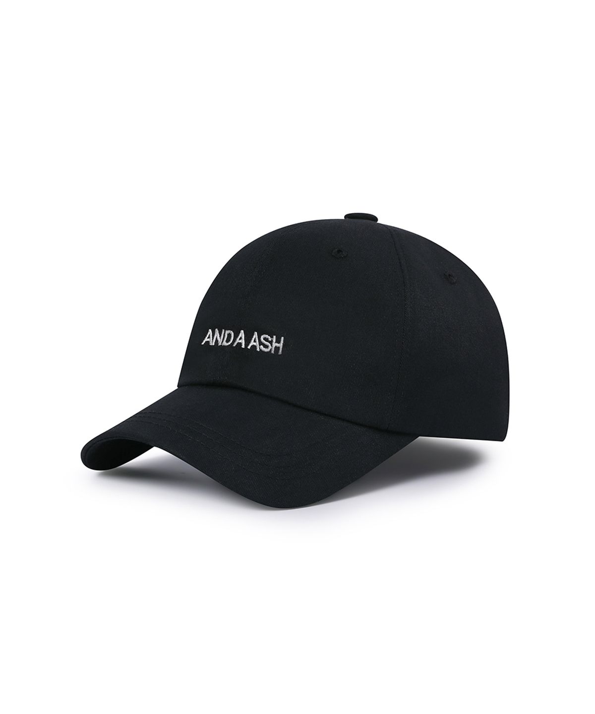 앤어애쉬(ANDAASH) ANDAASH logo ball cap BLACK