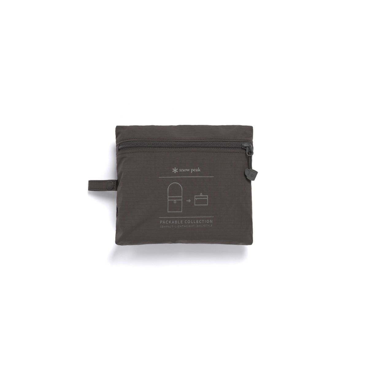 스노우피크 어패럴(SNOWPEAK APPAREL) 프로 라이트 경량 패커블 크로스백 6L (S26MUTCB74) Chocolate Khaki