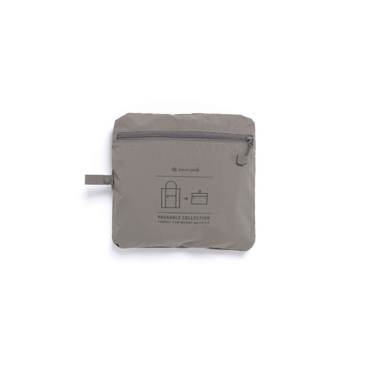 스노우피크 어패럴(SNOWPEAK APPAREL) 프로 라이트 경량 패커블 쇼퍼백 20L (S26MUTTB75) Vintage Gray
