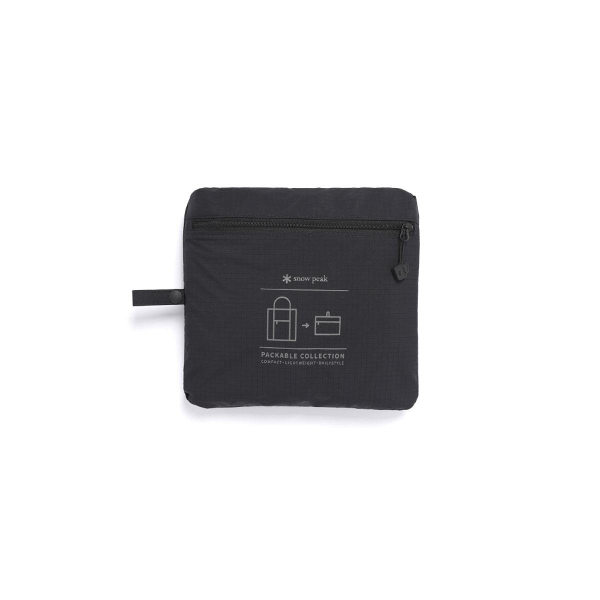 스노우피크 어패럴(SNOWPEAK APPAREL) 프로 라이트 경량 패커블 쇼퍼백 20L (S26MUTTB75) Black