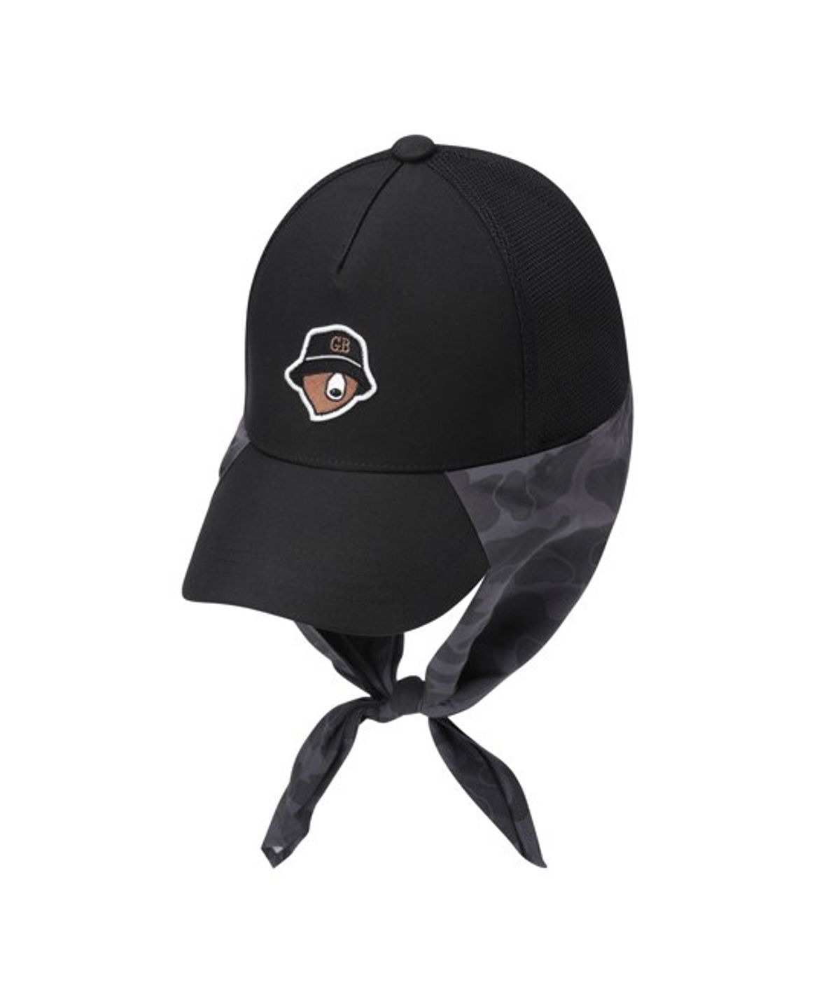 골든베어(GOLDEN BEAR) (U) Scarf Ball Cap G6RAX26361BKX