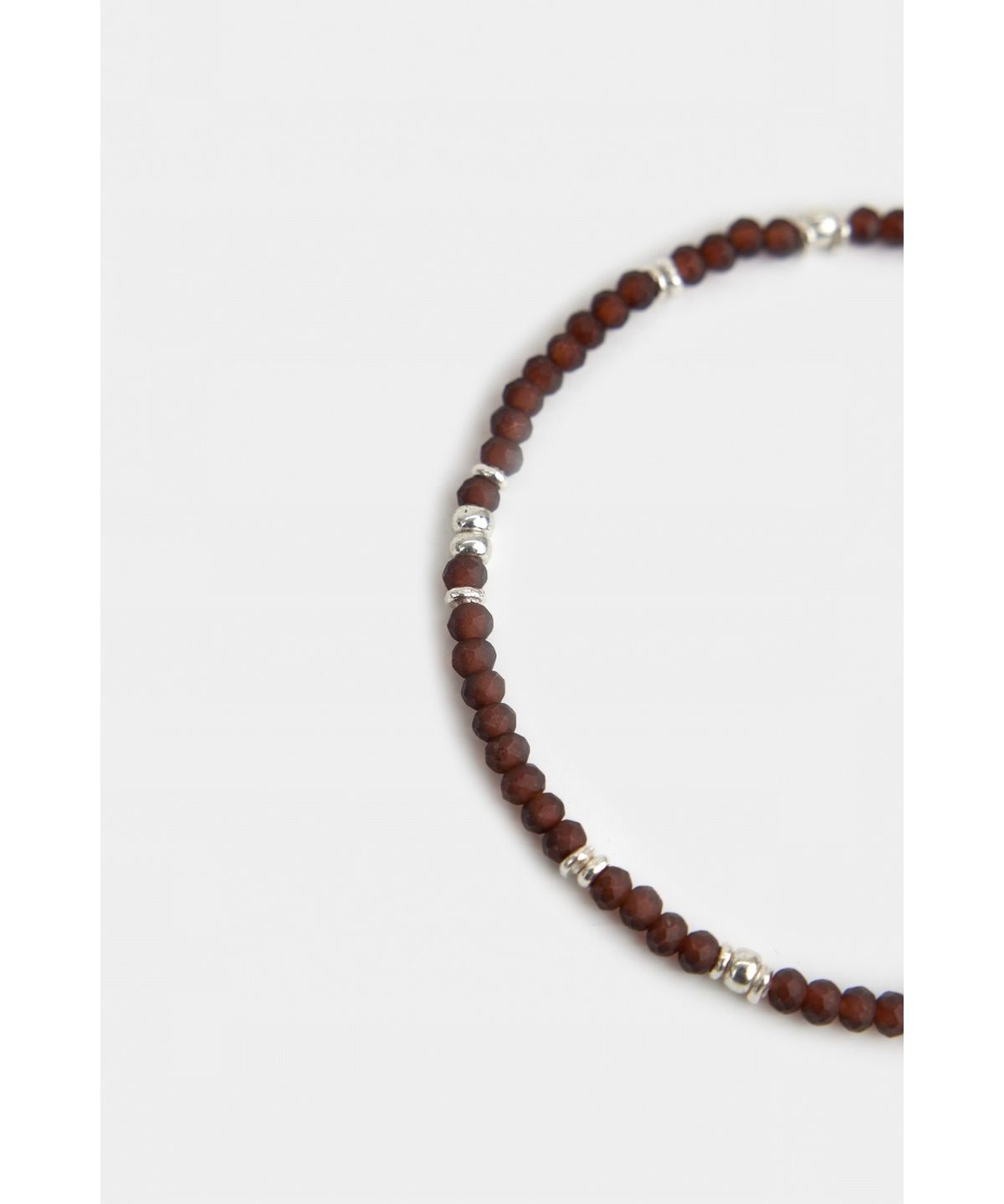 유스(YOUTH) Thin Beads Bracelet - Brown