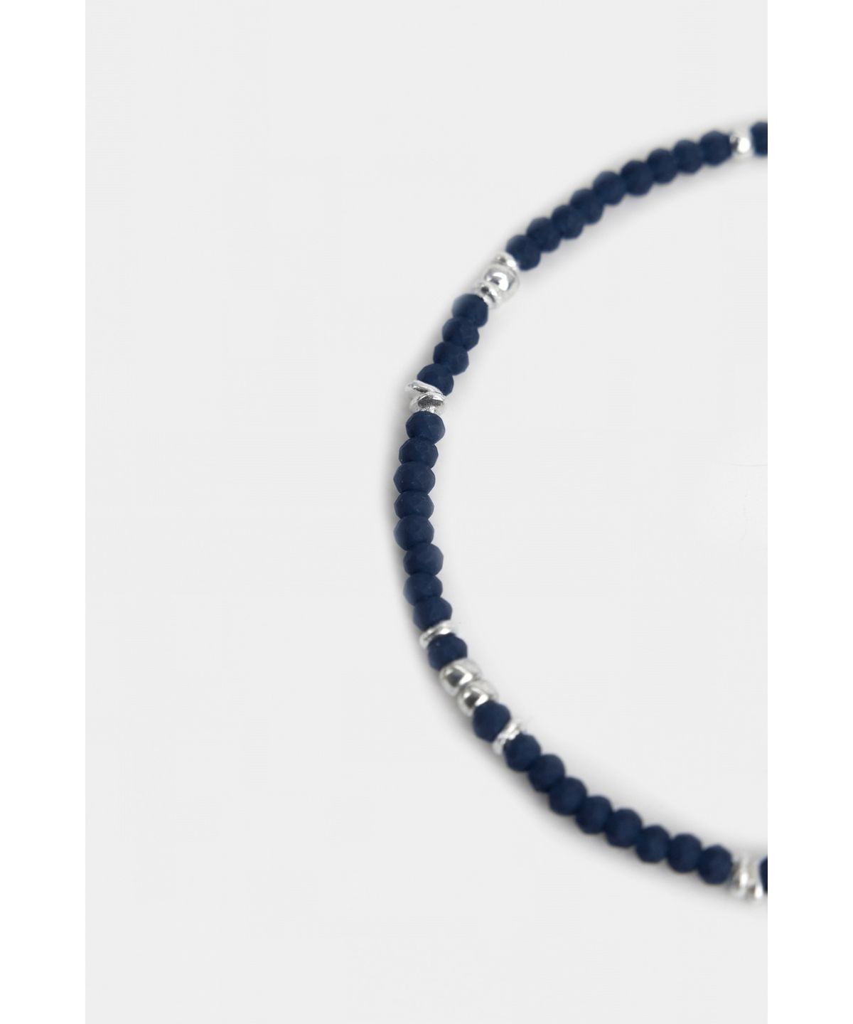유스(YOUTH) Thin Beads Bracelet - Navy