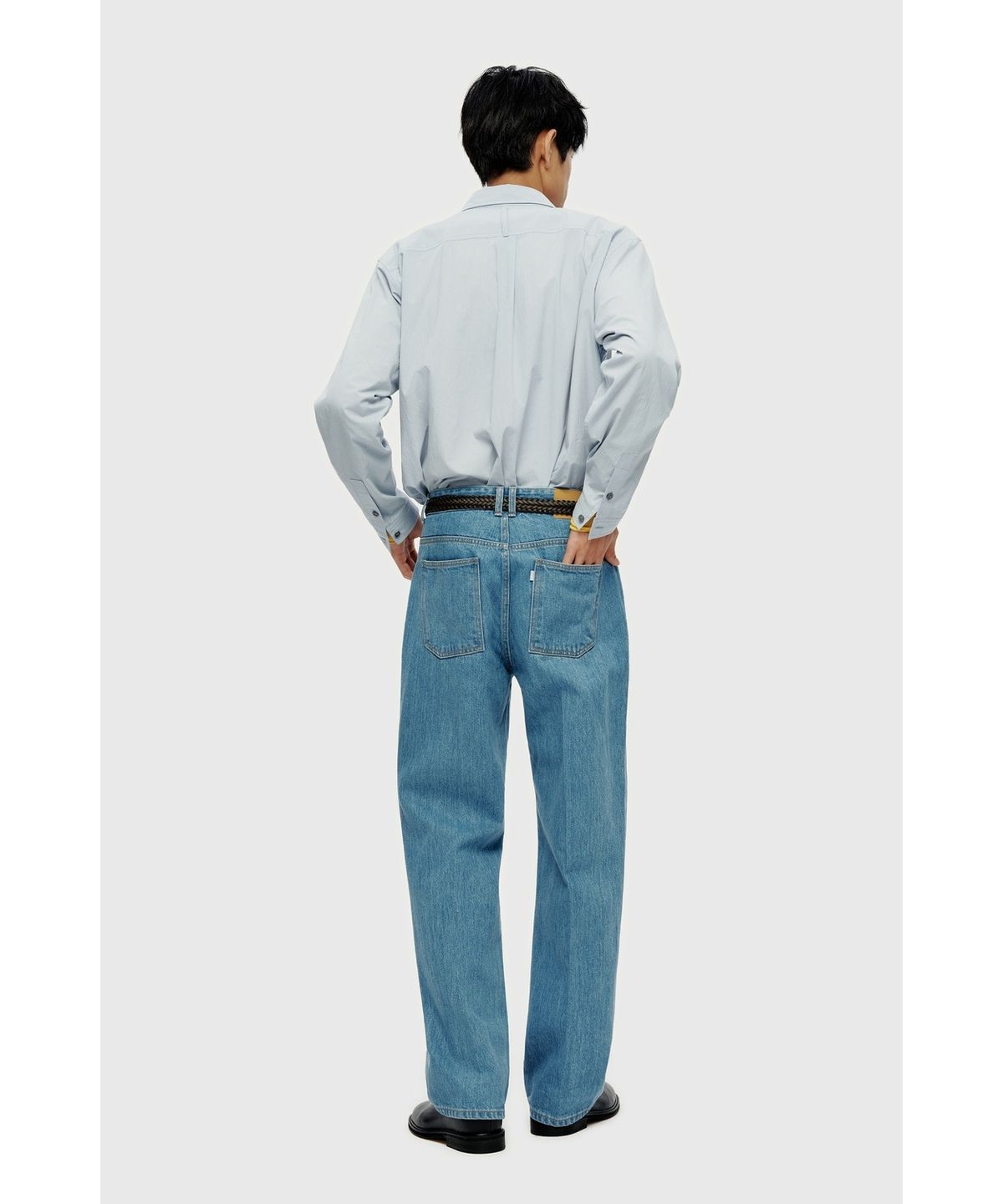 유스(YOUTH) Structured Denim Pants - Blue