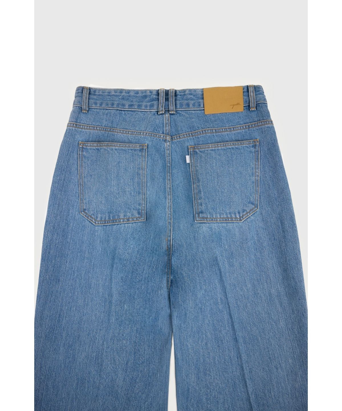 유스(YOUTH) Structured Denim Pants - Blue